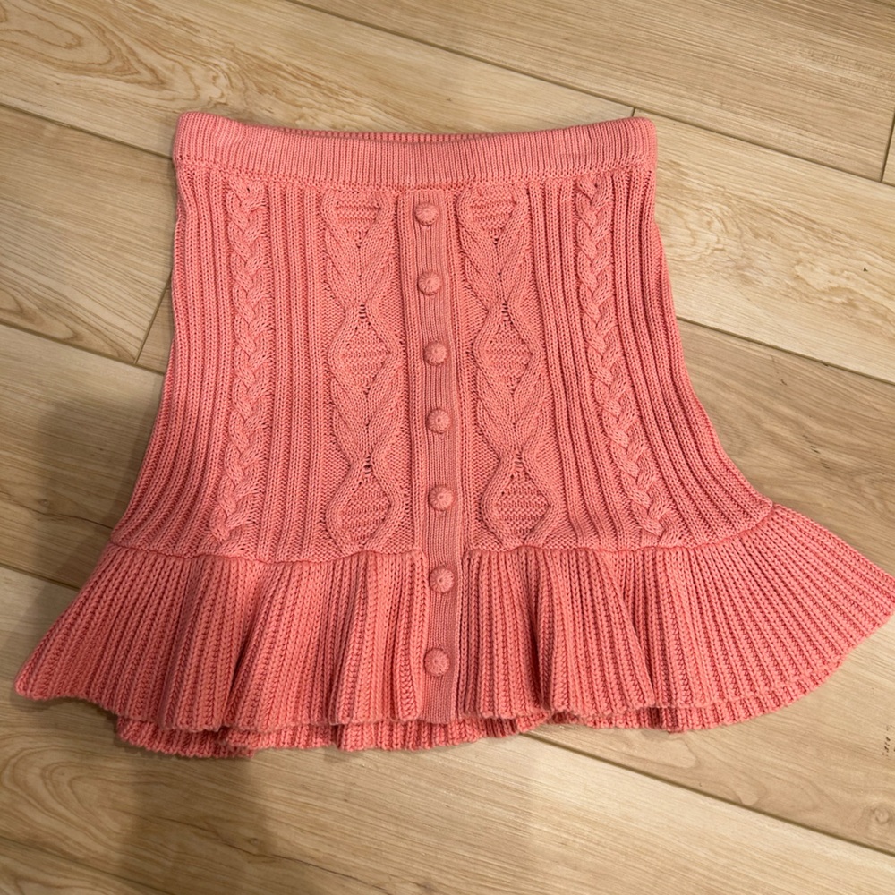 LoveShackFancy Gabella Mini Skirt